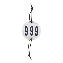 Numerek startowy okrągły 3-cyfrowy