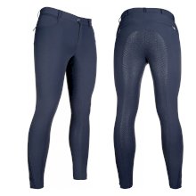 Bryczesy męskie Sportive Silikon, granatowe