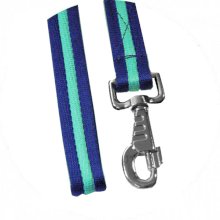 Lonża York bawełniana, niebiesko-turkusowa