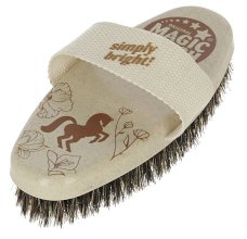 Dziecięca szczotka do czyszczenia koni MagicBrush WaterLily, średnio twarda