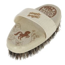 Szczotka do czyszczenia koni MagicBrush WaterLily, średnio twarda