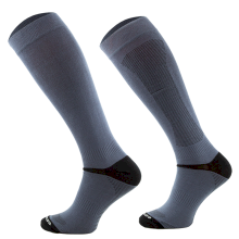 Podkolanówki jeździeckie bambusowe, szare