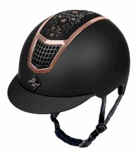 Kask jeździecki Fair Play QUANTINUM CHIC 2.0, czarny rosegold