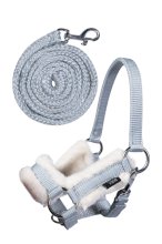 Hobby Horse kantar z uwiązem dla konika na kiju, szary