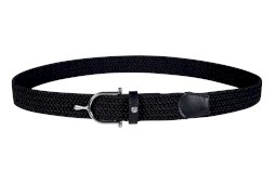 Pasek elastyczny HKM Ann, czarny/srebrny