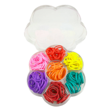 Gumki York do grzywy kwiatek, kolorowe