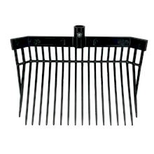 Widły York z tworzywa sztucznego, czarne