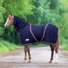 Derka polarowa York Rosalie z kapturem, granatowa