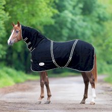 Derka York Rosalie polarowa z kapturem, czarna