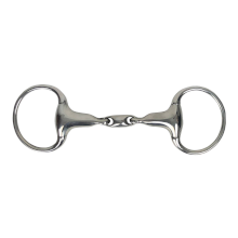 Wędzidło York puste oliwkowe podwójnie łamane