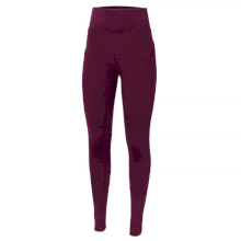 Dziecięce legginsy jeździeckie na zimę Start Knowsley FullGrip, burgund