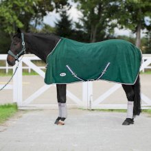 Derka polarowa z pasami mocującymi York Britta, zielona