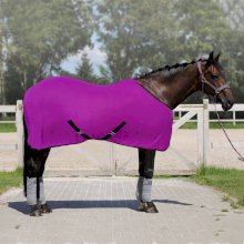 Derka polarowa z pasami York Ekona, fioletowa