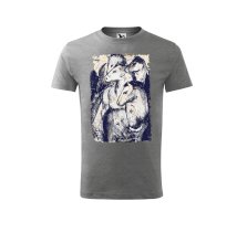 Koszulka dziecięca Franz Marc, szary melanż