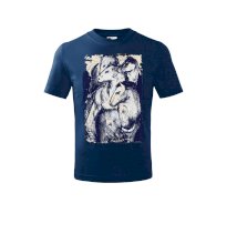 Koszulka dziecięca Franz Marc, ciemny niebieski