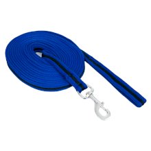 Lonża York bawełniana 8,5m, niebiesko-czarna