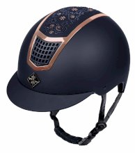 Kask jeździecki Fair Play QUANTINUM CHIC 2.0, Rosegold, granat