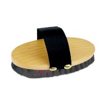 Miękka szczotka do sierści York Kama, szaro-różowa