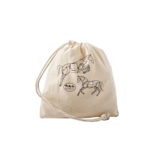 Bawełniany worek ze sznurkiem na drobiazgi, Kavalkade