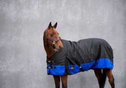 Derka padokowa przeciwdeszczowa START 2-tone 600D, czarna/kobaltowa