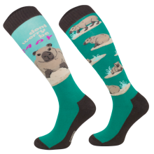 Podkolanówki jeździeckie bawełniane Comodo, Capybara