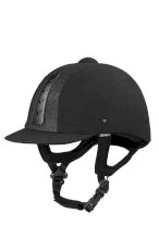 Kask jeździecki Start Sport+ z regulacją, czarny/błyszczący