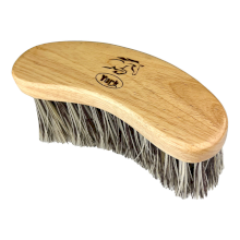 Szczotka z twardym włosiem dla konia York Woody, drewniana