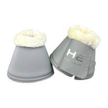 Kaloszki magnetyczne dla konia Horsenjoy Dancer z futrem, szare