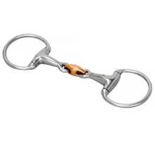 Wędzidło anatomiczne pełne, oliwkowe podwójnie łamane