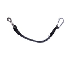 Uwiąz stajenny lub transportowy dla koni, 90cm, czarny