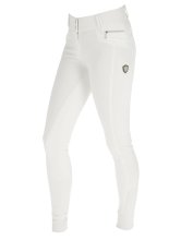 Bryczesy białe Covalliero Detroit