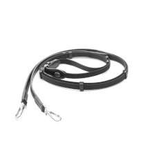 Wodze ogumowane z karabińczykami