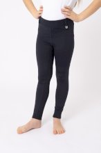 Dziecięce letnie legginsy do jazdy konnej Horze DEA, granatowe