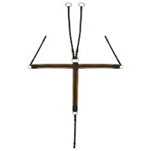 Trzypunktowy napierśnik brązowy YORK JOE