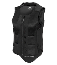 Kamizelka ochronna do jazdy konnej Swing P24 Pro, czarna