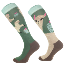 Podkolanówki do jazdy konnej Comodo bawełniane, alpaka