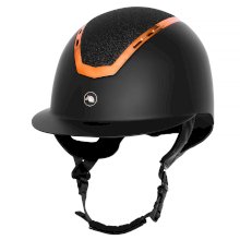 Kask jeździecki START Allure, czarny/czarny/rosegold