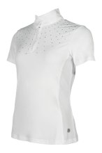 Koszulka konkursowa Skadi z krótkim rękawem, biała