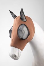 Maska przeciw owadom elastyczna Horze Pull-on, beżowa