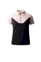 Koszulka jeździecka polo B Vertigo Giselle, black beauty/ róż