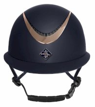 Kask jeździecki FairPlay APOLEUS RG W-V, granat/ rosegold