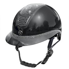 Kask jeździecki FairPlay QUANTINUM W-V ECLIPSE SHINY, czarny
