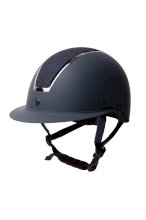 Kask Jeździecki Monarch II Metallic Glitter, granat