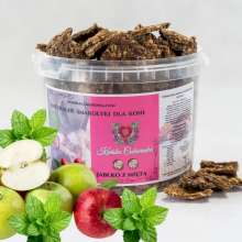 Ciastka dla koni i ludzi  jabłko mieta