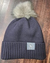 Czapka zimowa dziecięca dla koniary Horze Noa, blueberry