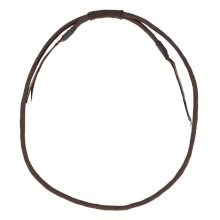 Cordeo do jazdy bez ogłowia QHP regulowane, brązowe