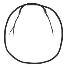 Cordeo do jazdy bez ogłowia QHP regulowane, czarne