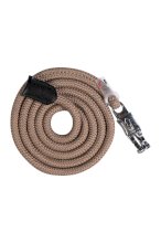 Uwiąz HKM Carlotta z bezpiecznym karabińczykiem, szaro-beżowy