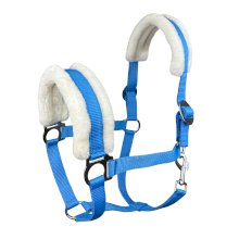 Kantar z futerkiem York Sophia, błękitny