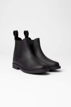 Sztyblety dziecięce skórzane ocieplane Horze Devon Winter Kids, czarne